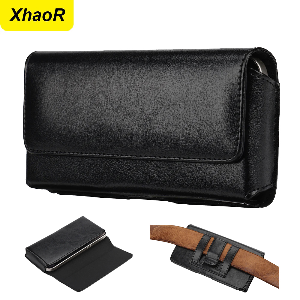 Men Accessories Box - Universal Leather Belt Clip Bag Case