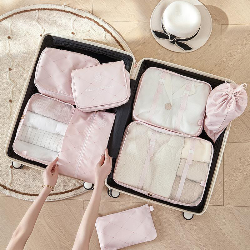 Men'S Accessories Organizer For Wardrobe - 6pcs Suitcase Organizer Packing Cubes Travel