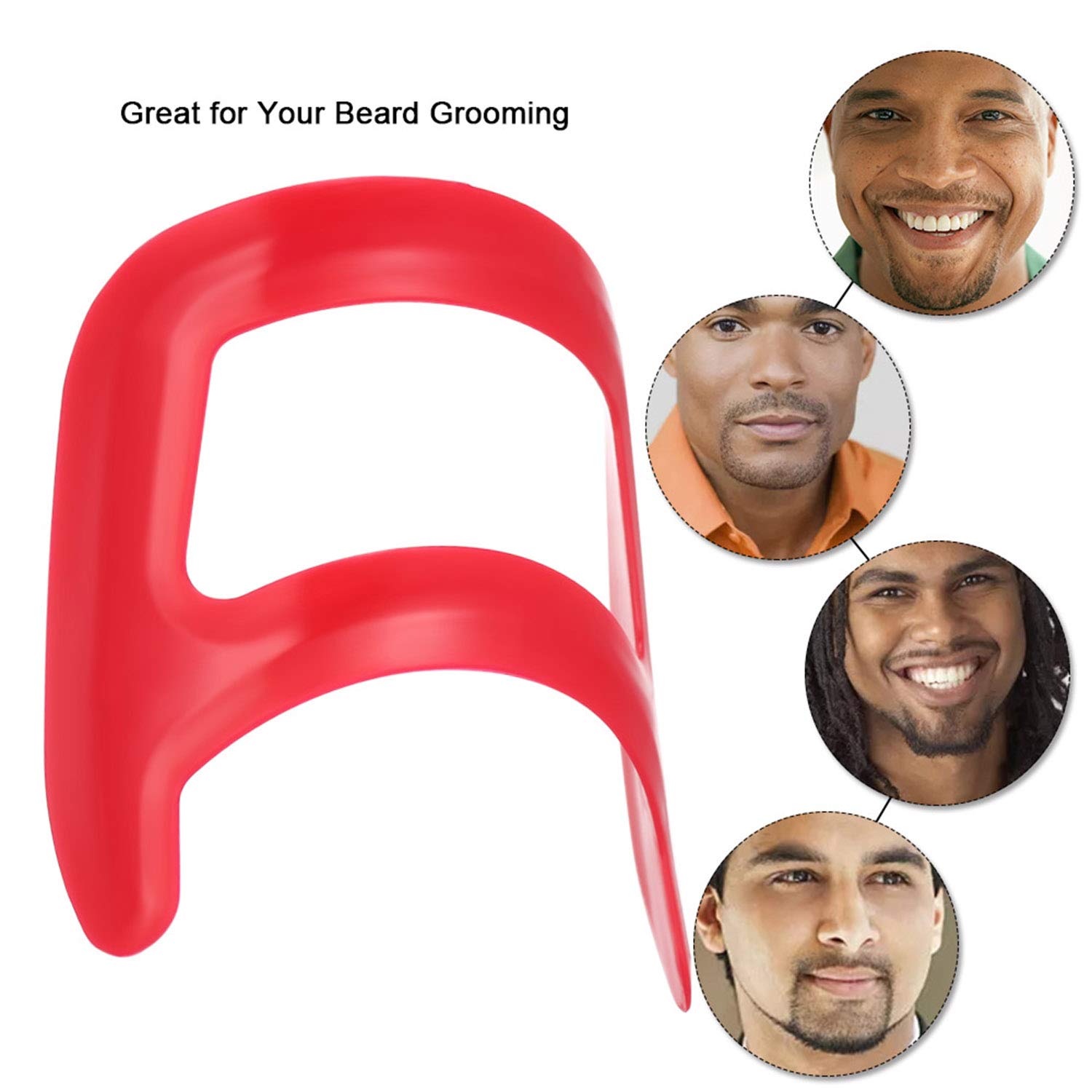 Men Accessories Guide - Men Goatee Mold Beard Trimming Ruler