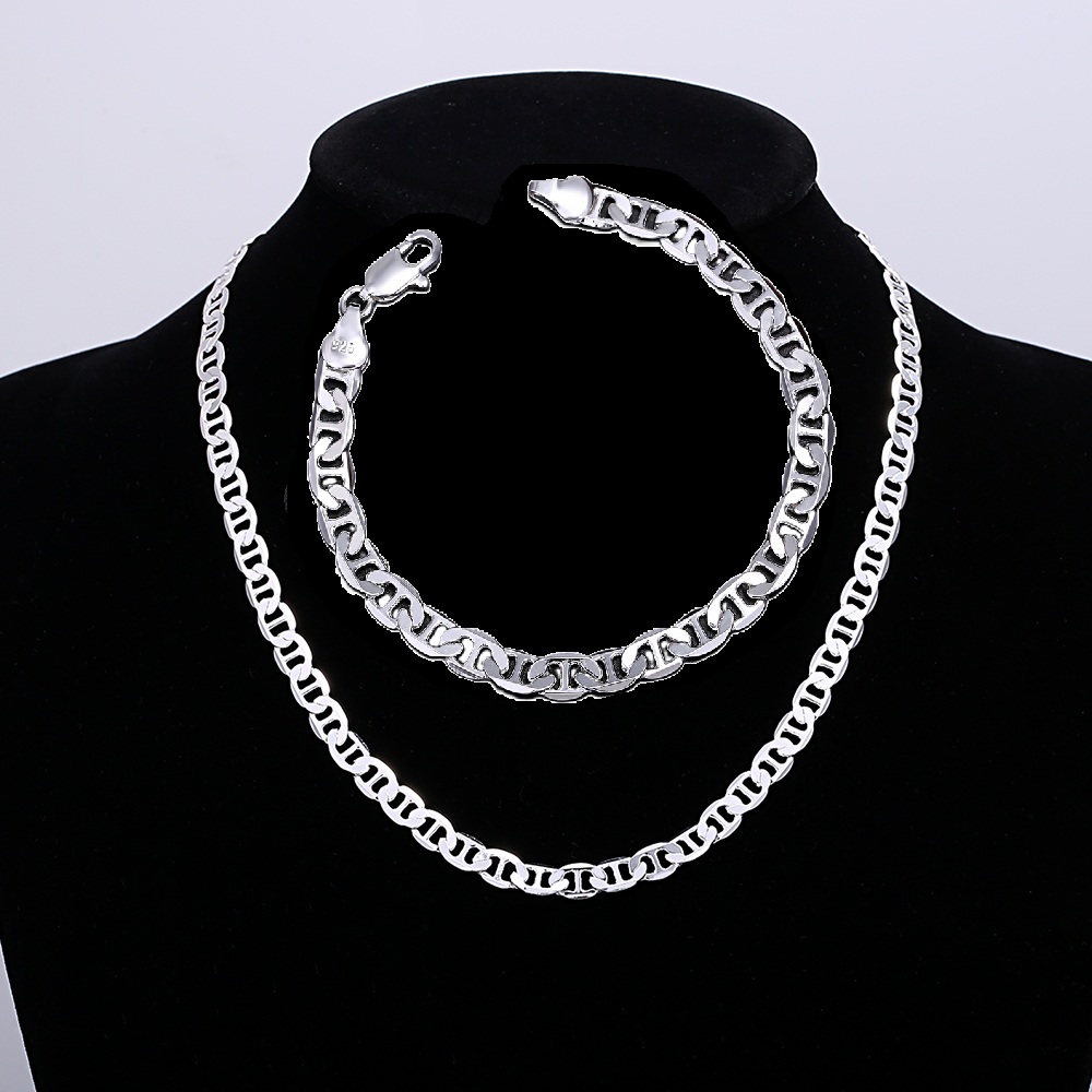 Men Accessories Chain And Bracelet - Luxury designer 925 Sterling Silver trend