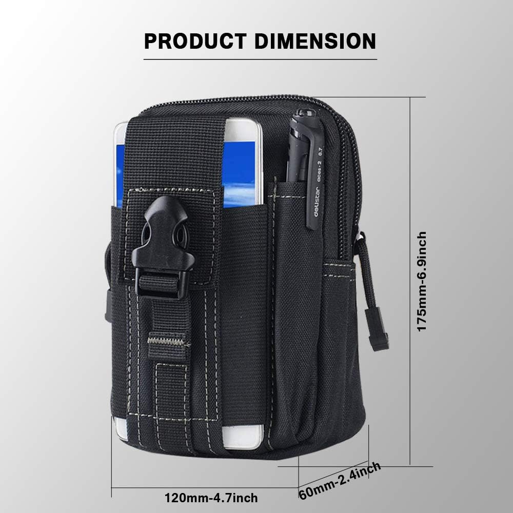 Tactical Molle Belt Pouch Mili - đánh giá và giá Men Accessories Box
