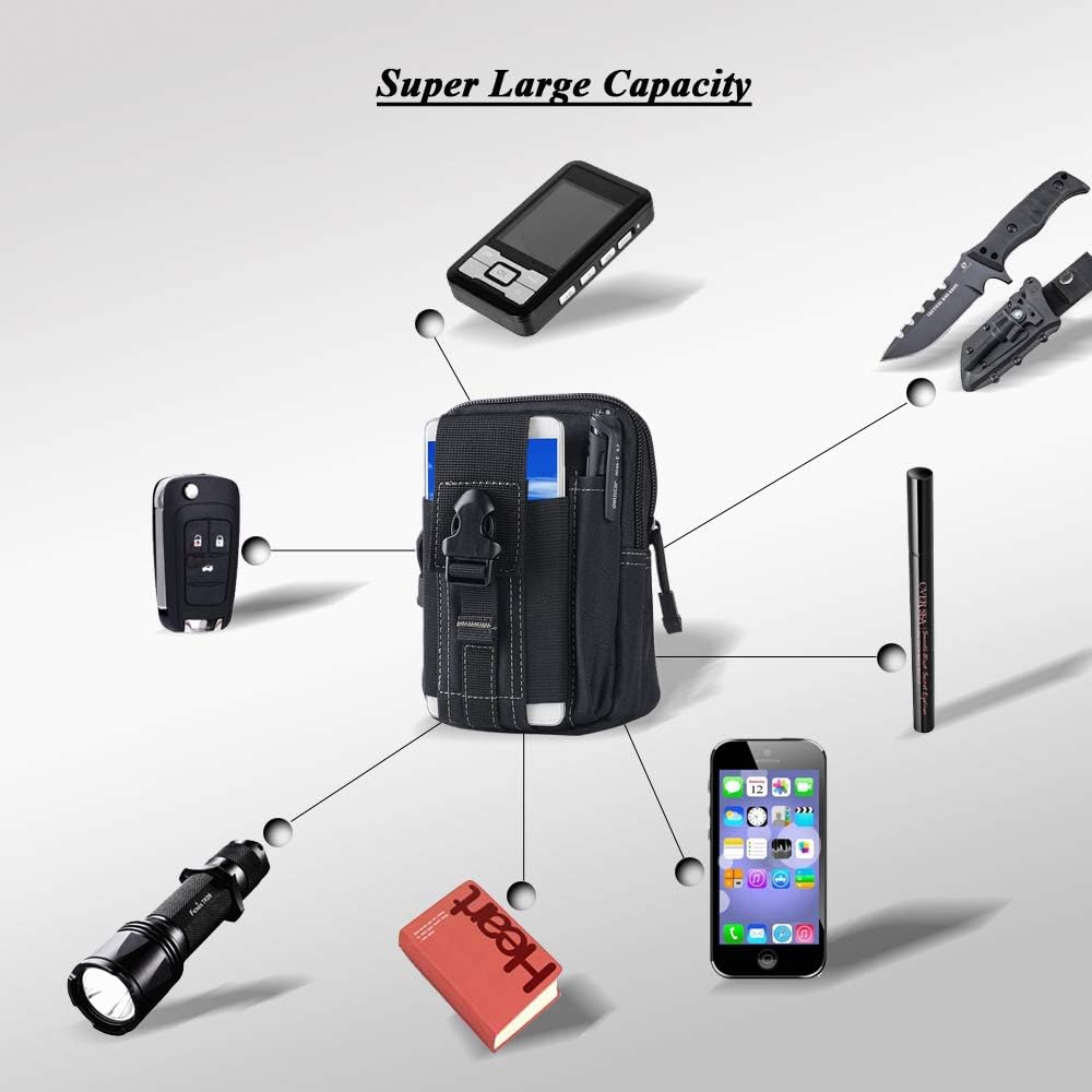 Tactical Molle Belt Pouch Mili - đánh giá và giá Men Accessories Box