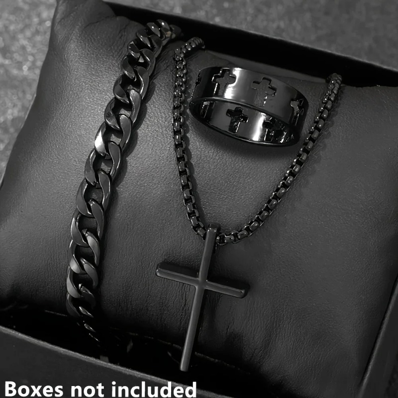 Cross-Style Accessories Set Br - đánh giá và giá Men Accessories Ring And Bracelet