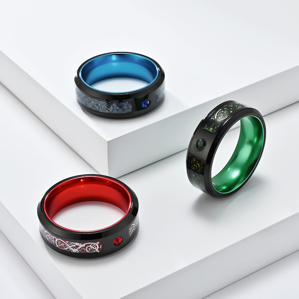 Dragon Ring Stainless Steel Ni - đánh giá và giá Men Accessories Shop