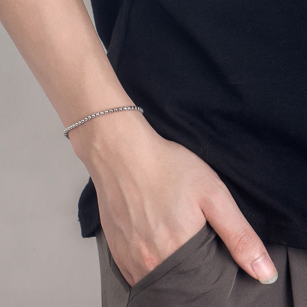 Unisex 925 Sterling Silver Cuf - đánh giá và giá Men Accessories Chain And Bracelet
