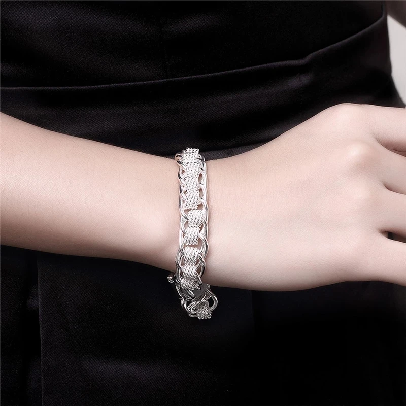 Charm 925 Sterling Silver Brac - đánh giá và giá Men Accessories Chain And Bracelet