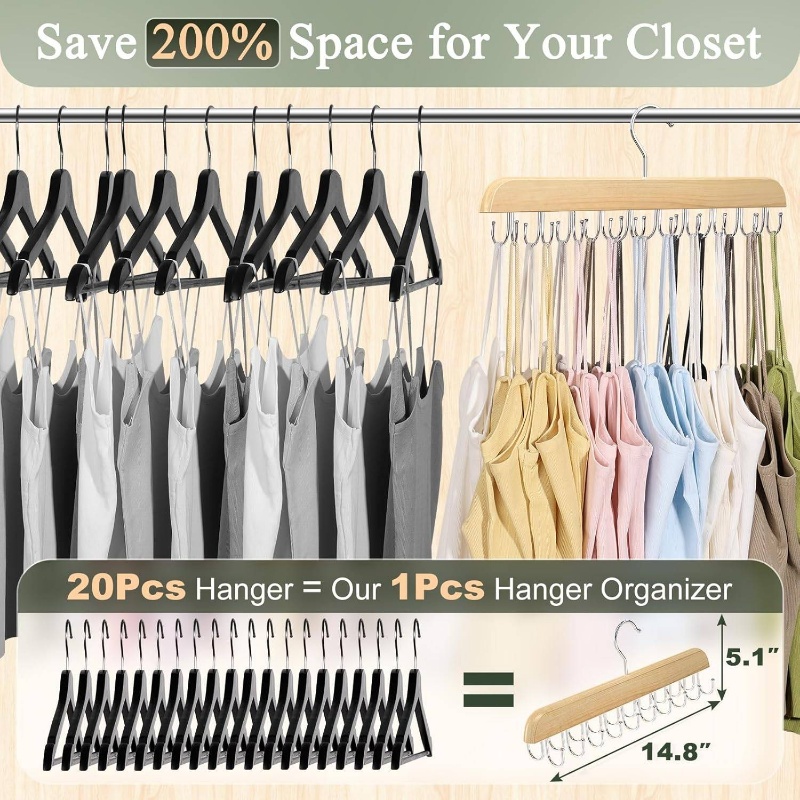 Wooden Tie Hangers Belt Rack W - đánh giá và giá Men'S Accessories Organizer For Wardrobe