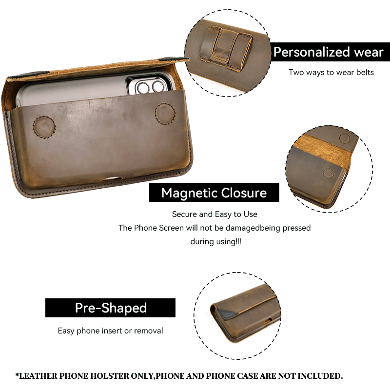 Genuine Leather Waist Bag for  - đánh giá và giá Men Accessories Box