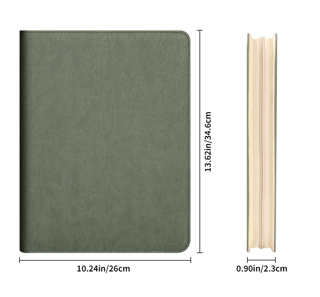 New A4 Zippered Padfolio Folde - đánh giá và giá Men Accessories Box