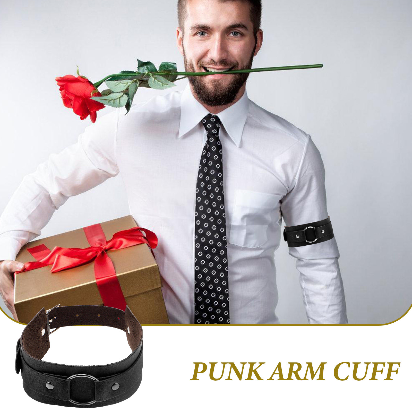 Adjustable Arm Band for Men Pu - đánh giá và giá Men Accessories Ring And Bracelet