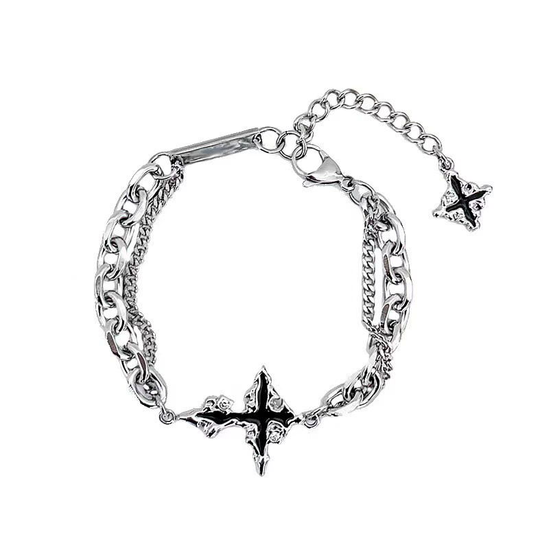 Punk Black Cross Pendant Chain - đánh giá và giá Men'S Accessories In The 90S