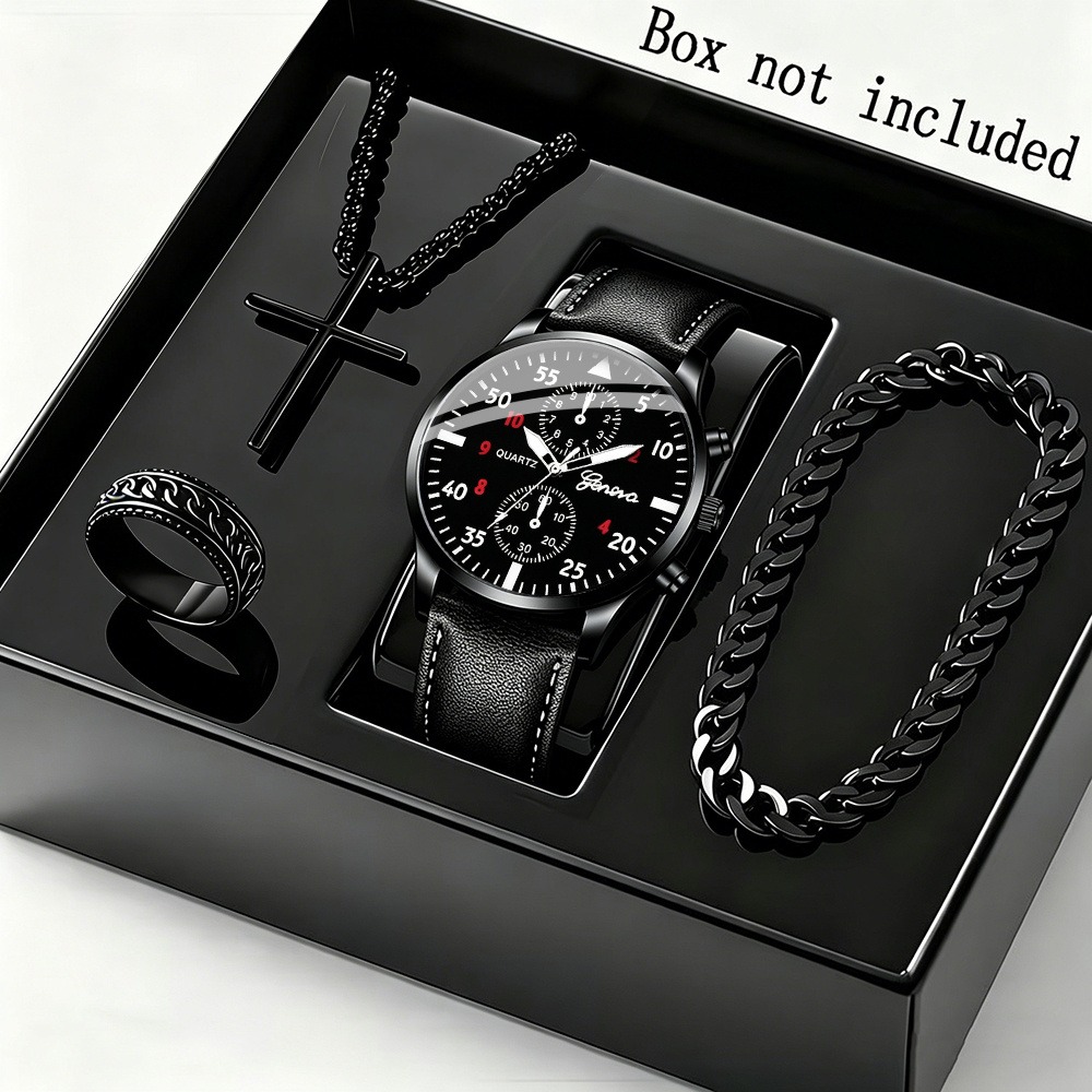 Elegant 4pcs Men's Business Qu - đánh giá và giá Men Accessories Ring And Bracelet