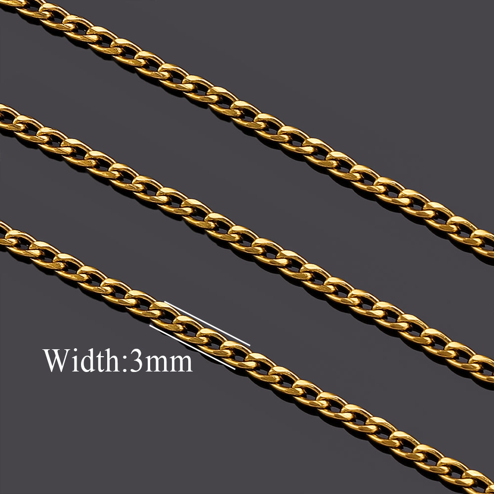 2meter Stainless Steel Lips NK - đánh giá và giá Men Accessories Chain And Bracelet