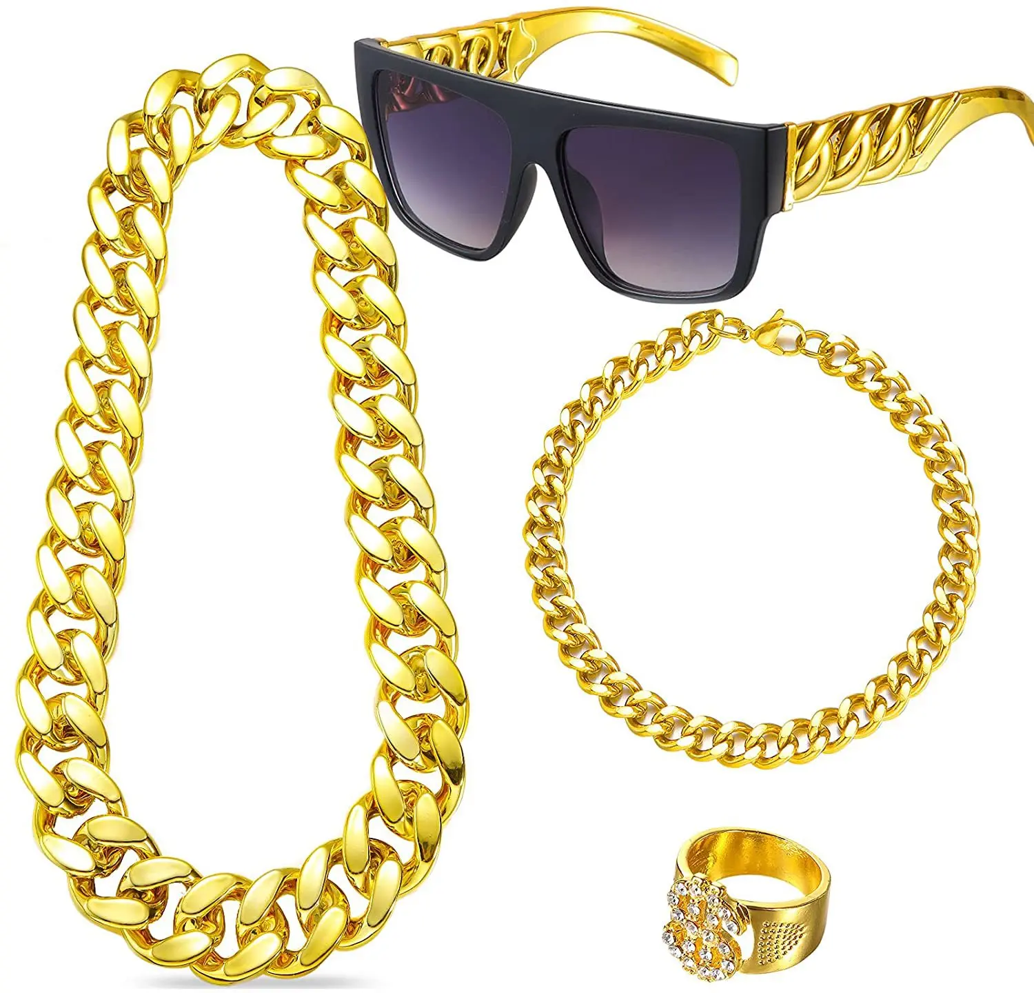 80s 90s Hip Hop Costumes Outfi - đánh giá và giá Men'S Accessories In The 90S