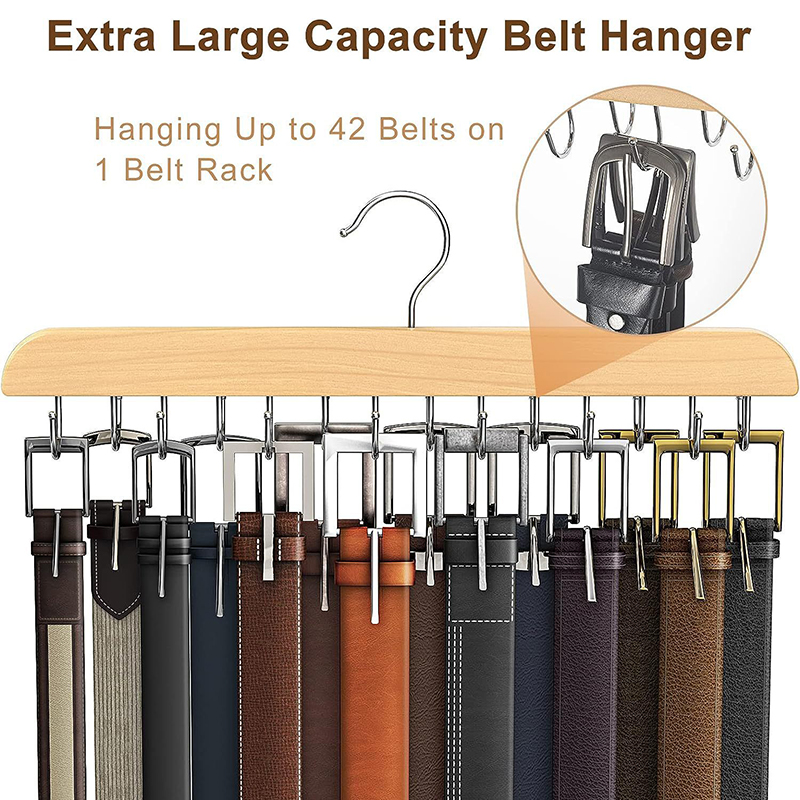 Wooden Belt Rack Women Storage - đánh giá và giá Men'S Accessories Organizer For Wardrobe