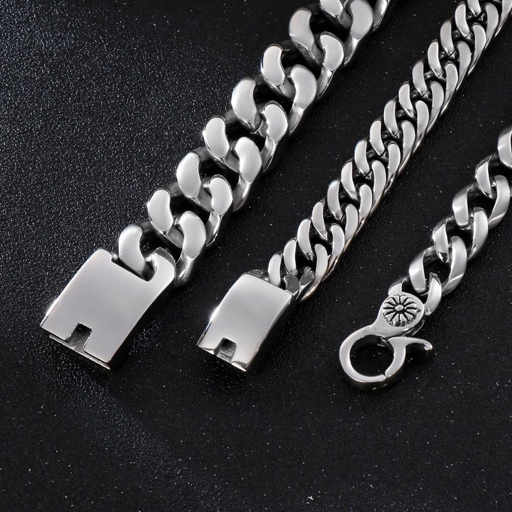 KALEN 22Cm Thép Không Gỉ Liên  - đánh giá và giá Men Accessories Ring And Bracelet
