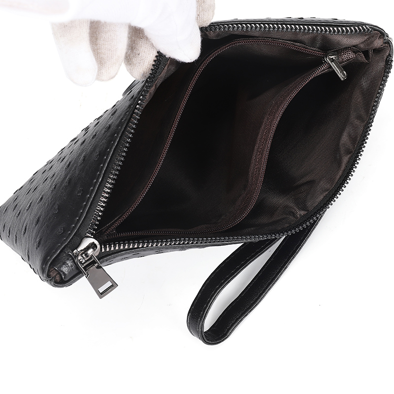 Ostrich Pattern Black Brown Wa - đánh giá và giá Men Accessories Box
