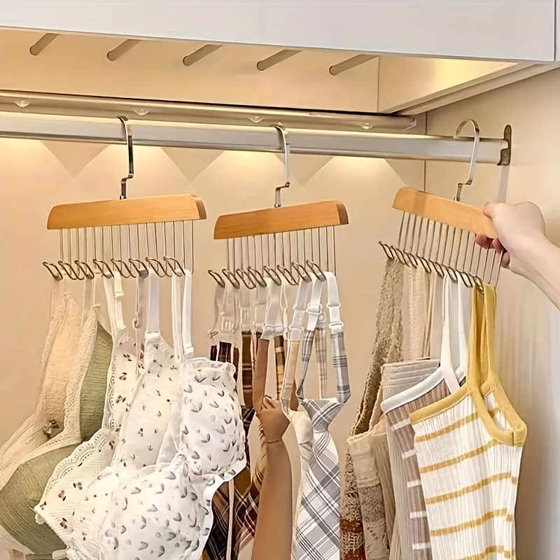 8 hook Wooden Belt Rack Storag - đánh giá và giá Men'S Accessories Organizer For Wardrobe