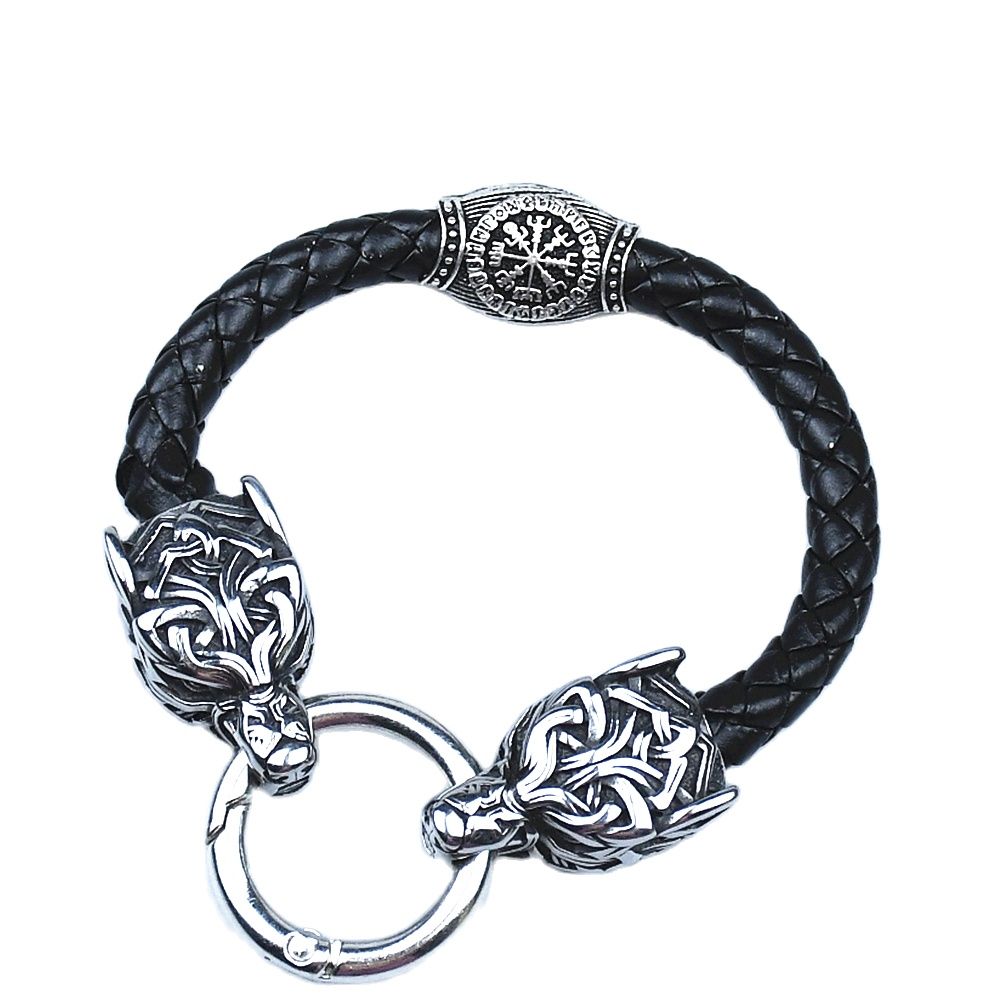Stainless Steel Wolf Head Brac - đánh giá và giá Men Accessories Ring And Bracelet