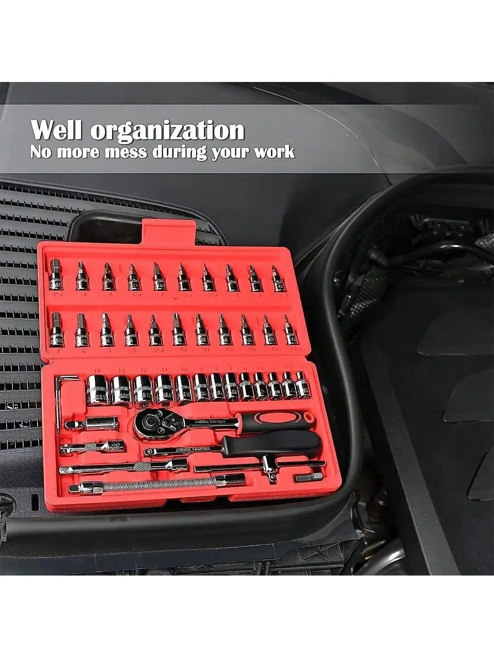 46 Piece 1/4 Inch Drive Socket - đánh giá và giá Men Accessories Box