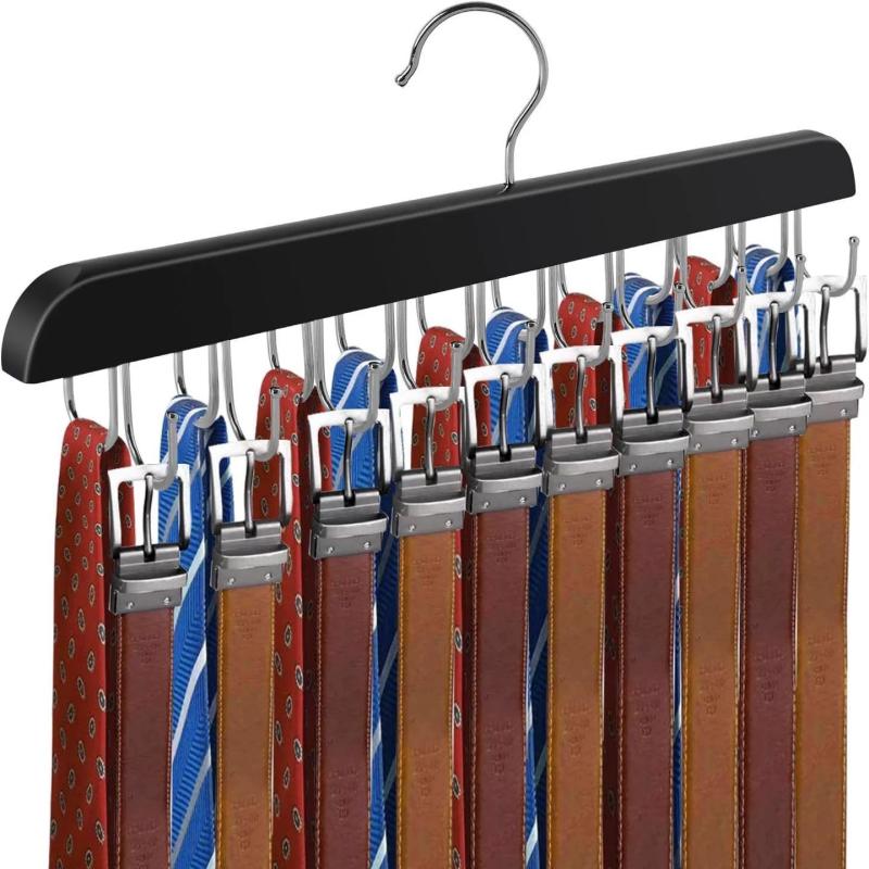 Wooden Belt Rack Women Storage - đánh giá và giá Men'S Accessories Organizer For Wardrobe