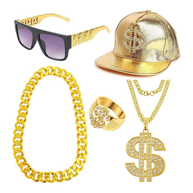 80s 90s Hip Hop Costume Access - đánh giá và giá Men'S Accessories In The 90S