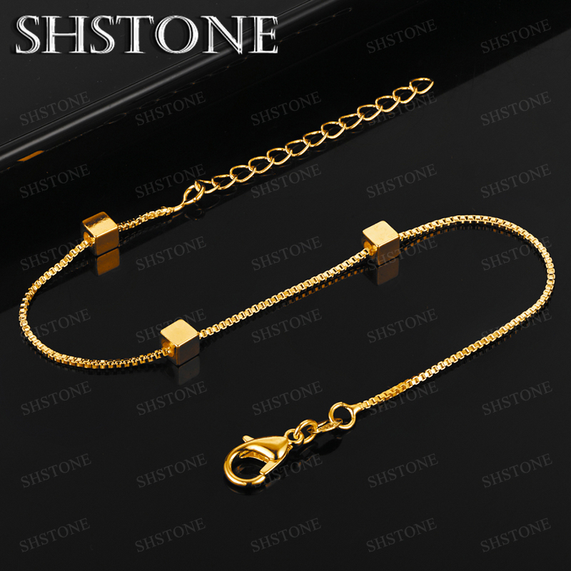 Hot 18k Gold Mesh Chain Square - đánh giá và giá Men Accessories Chain And Bracelet
