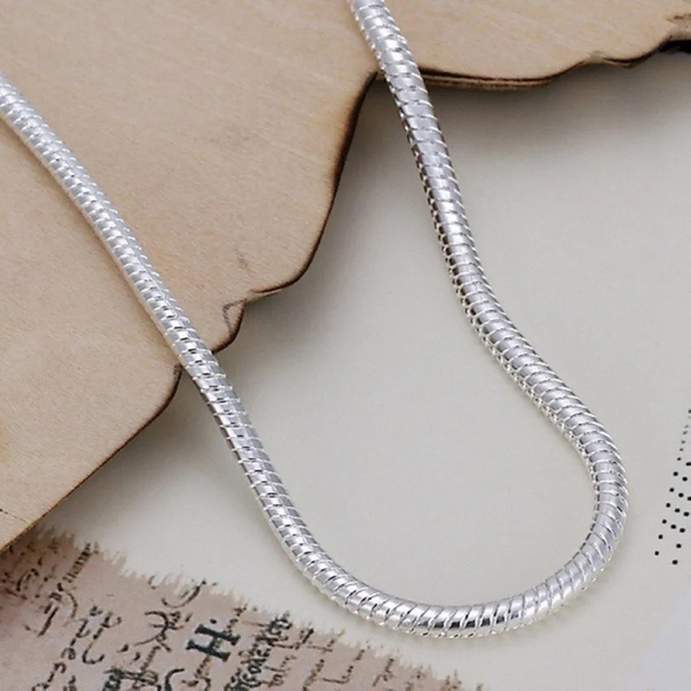 925 Silver 3MM Snake 16-23CM C - đánh giá và giá Men Accessories Chain And Bracelet